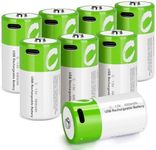 letoom C Batteries Rechargeable 8 P