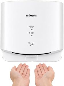 AIMEIKE Automatic Commercial Hand Dryer 110-130V 1300W for Bathroom, White