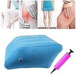 Inflatable Leg Knee Support Cushion Wedge Pillow for Office, Home Travel Use with Easy Inflation and (1)