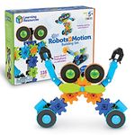 Learning Resources Gears Gears Gears, Robots in Motion, Robot Toy, Engineering Toy, STEM, Ages 5+