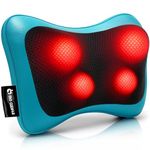 MOCUISHLE Shiatsu Neck Back Massager Pillow with Heat, Deep Tissue Kneading Massage for Back, Neck, Shoulder, Leg, Foot, Gift for Men Women Mom Dad, Stress Relax Mothers Day, Fathers Day