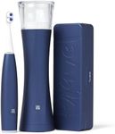 SuperMouth ULTIM8 Sonic Electric Toothbrush Bundle – SmartBrush + SmartHub + SmartCase – Rechargeable Brush – UV Sanitizing & Drying Hub with Wireless Charging – Travel Case with UV Light – Sapphire B