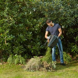 BLACK+DECKER 32cm Electric Rotary Lawn Mower with Grass Strimmer