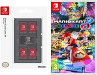 Mario Kart 8 Deluxe + HORI Switch Game Card Case - Black (Nintendo Switch)