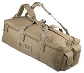 XMILPAX 90L Military Duffle Bag Tactical Gear Load Out Bag Deployment Cargo Bag Travel Bag with Detachable Backpack Straps, Coyote Tan, Duffle Bag With Backpack Shoulder Straps