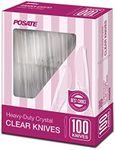 POSATE Clear Knives, Heavy-Duty Cry