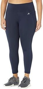 adidas Optime STASH Pocket High Waist 7/8 Women's Tights, Ink, M