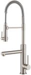 KRAUS Artec Pro (1 st Gen) Commercial Style Pre-Rinse Single Handle Kitchen Faucet (No Pull Down) with Pot Filler in Spot Free Stainless Steel, KPF-1603SFS