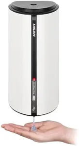 anydry 29fl.oz/850ml Commercial Automatic Liquid Soap Dispenser Wall-Mounted Large Capacity Model AD1209 White