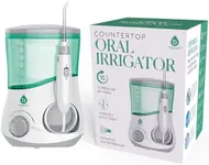 Pursonic OI-200 Professional Counter Top Oral Irrigator Water Flosser with 3 Nozzles Plus a Bonus Tongue Scraper
