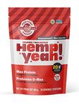 Manitoba Harvest Hemp Yeah! Organic Max Protein Protein Powder, Unsweetened, 908g; with 20g protein and 4.5g Omegas 3&6 per Serving, Preservative Free, Non-GMO