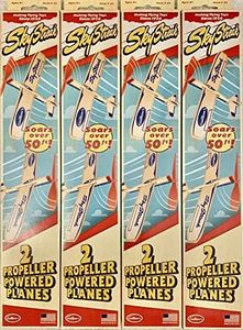 4 Guillow's #52 Sky Streak Balsa Wood Model Airplane Twin Packs (8 Planes Total)