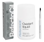 RefectoCil Graphite (#1.1) Hair Tinting Kit Includes Eyebrow Tint + Liquid Oxidant 3% + Mixing Brush