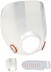 Airmabay Replacement Parts Lens Assemblies for 6000 Series Full Facepiece Respirators and 10-Pack Peel-Off Lens Caps for 6800 Series for 3M 6885, 6000, 6700, 6800, 6900 Face Shield Cover