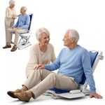 Platinum Health Phoenix Electric Chair Lift, Floor Lift. Pushbutton Assist Helps Users get up from The Floor. Helps Users Stand Up Again. Designed, Stocked and Serviced in The USA