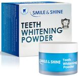 Teeth Whitening Powder Dentist Approved - 6 Month Supply | Targets Tea, Coffee, Wine & Smoking Stains | Enamel Safe and peroxides Free - Powerful Stain Remover- (One Size, Mint)