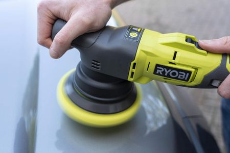 Ryobi 18V Cordless Polisher – Battery Powered Car Buffer