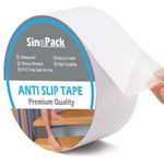 Anti Slip Tape Clear Grip Tape, 2 inch by 30 feet, Non-Slip Traction Grip Tape to Tubs, Boats, Stairs, Clear, Soft, Comfortable for Bare feet (2" X 30')