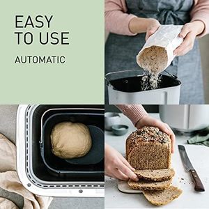 Panasonic Automatic Bread Maker, 21 Programs, Gluten-Free, White