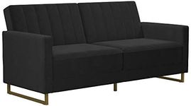 Novogratz Skylar Coil Futon, Black 
