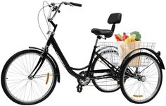 Fetcoi 24" Adult 3 Wheel Tricycle -