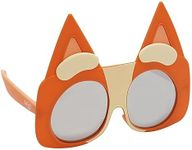 Sun-Staches Bluey Official Bingo Sunglasses Costume Accessory, UV400 Lenses, Brown Dog Mask, One Size Fits Most…