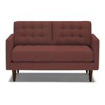 Jeometri Indus Loveseat 2 Seater Sofa Set for Living Room | Sofa Couch for Bedroom & Reception Room | Home Furniture | Oversized Sofa | Multipurpose | Easy to Assemble | Brown | 1 Year Warranty