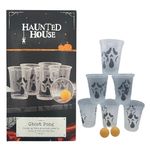 eBoutik - Halloween Party Drinking Game Beer Pong - Spooky Ghost Black Beer Pong Adult Game - Horror Fun Game For Stag Parties, Parties etc