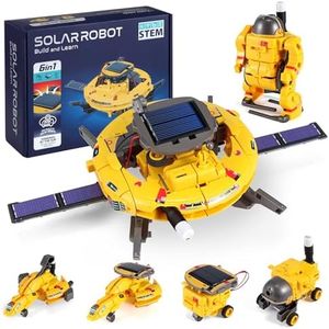 STEM Projects for Kids Ages 8-12, Science Kits, Solar Space Toys Gifts for 8-14 Year Old Teen Boys Girls, 120Pcs Building Experiments Robots for Teenage Ages 9 10 11 12