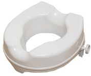 NRS Healthcare Raised Toilet Seat | Commode Elevator | Standard Commode Raiser | (50 mm, 2 inches)