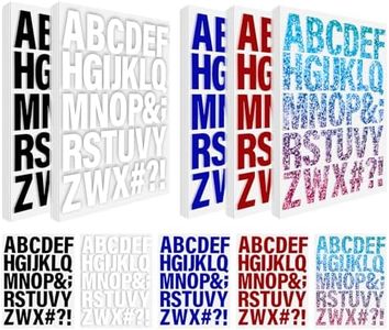 30 Sheets 930 Pieces Iron on Letters for Clothes 1.6 Inch Heat Transfer Letters with A-Z Iron on Vinyl Letters in 5 Colors PU Alphabet Adhesive Stickers for DIY Printing Craft Fabric T-Shirt Jersey