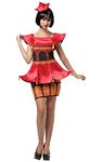 Rasta Imposta 7200 Red Pagoda Dress (Adult Size 4-10)