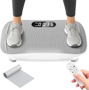 Aumerage Vibration Plate Exercise Machine, Vibration Platform Machines with LED Touch Screen/Bluetooth for Body Shaker, Weight Loss, Lymphatic Drainage