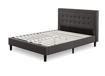 Zinus Dachelle Upholstered Platform Bed Frame / Mattress Foundation / Wood Slat Support / No Box Spring Needed / Easy Assembly, Full