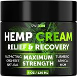 SWIZON Natural Hemp Cream for Muscl