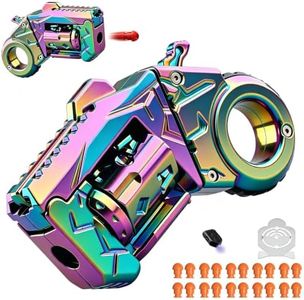 Stress Relief Fidget Toys, Alloy Metal Fidget Slider Toy, Dual Form Transformable, 4.33 in Decompression Toy Adults Handheld Help Relieve Stress, EDC Anxiety Relief Gadget Gift