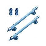 Tiardey 2 Pack 10 Inch Aquarium Bubble Wall Air Stone Bar, Air Stone Bar Tubes with Suction Cups, Spray Aeration for Fish Tank Hydroponics Pump