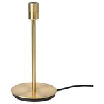 Ikea SKAFTET Table lamp Base (Brass, 30 cm)