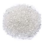 Eoast? Crafts Resin Stone Crushed Glass/Fire Pits for Resin Art High Luster Fire Glass Used Specially for Resin Art/Geode Art Fire Pit Crafts. ((Aqua Clear 4mm, 200G), Aqua Clear TRANSPERANT 4mm)