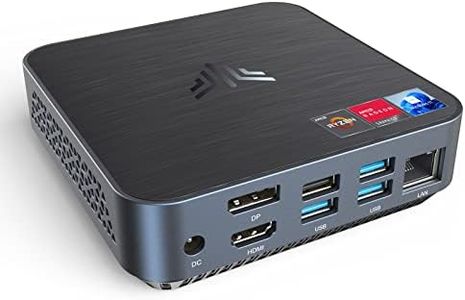 KAMRUI Mini PC,AMD Ryzen 7 3750H 16GB RAM 512GB SSD Small Computers,Radeon RX Vega 10 Graphics Micro Desktop,Dual HDMI 4K UHD for Home Office,Media Computer,Retail Store,Light Gaming