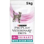 PRO PLAN VETERINARY DIETS UR Urinary Dry Cat Food Ocean Fish 5kg