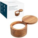 KITCHENDAO Acacia Wood Salt Cellar 