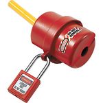 Master Lock 487 Rotating electrical plug lockout for 120 and 240 volt plugs