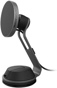 Scosche MagicMount Charge Pro Qi2 Home/Office MagSafe Suction Mount, 15W Fast Wireless Charger Magnetic Cell Phone Holder Compatible with iPhone 16/15/14/13/12 Pro Max Plus and Samsung Galaxy S25