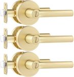 Leydebong 3 Pack Round Door Lever P