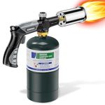 Sondiko Powerful Propane Torch L8010, Gas Welding Equipment,Propane Torch Head with Igniter, Blow Torch, Campfire Starter, Adjustable Flamethrower Gun for BBQ and Baking(Propane Tank NOT Included)