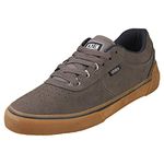 Etnies Men's Joslin Vulc Low Top Skate Shoe, (Vegan) Grey/Gum, 10.5 UK