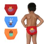 YouGotPlanB 100% Cotton Tiny Pets - 3-Pack Boy Underwear | Breathable & Strechable | Soft Elastic | Antibacterial & Antimicrobial