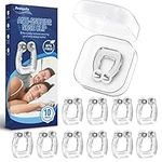 Anti Snoring Devices, Anngola Snoring Solution, Silicone Magnetic Anti Snoring Nose Clip, Effective Hale Breathing Aid, Stop Snoring to Restful Sleep(10 Pack)