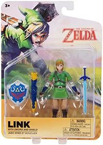 Nintendo Legend of Zelda 4" Link Figure with Sword and Shield